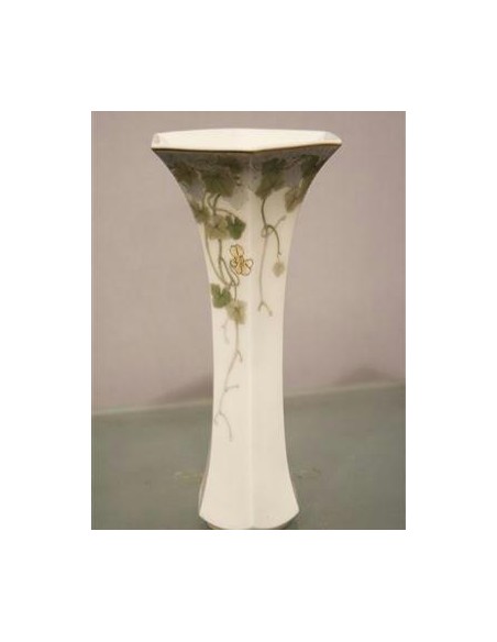 1012-Sèvres porcelain vase with white background