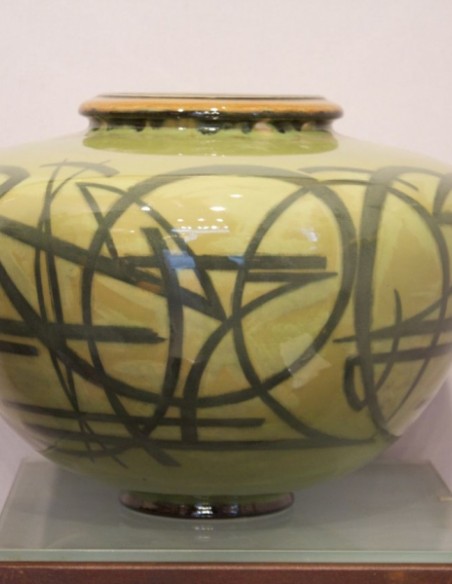 1019-Stoneware vase year 50 by Manufacture Nationale de Sèvres