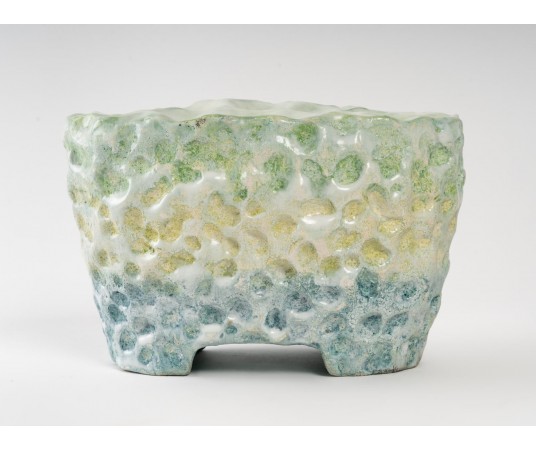 Sculpture en raku monogrammée