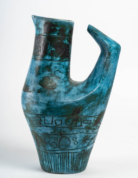 1431-Jacques Blin (1920- 1995) - bird vase