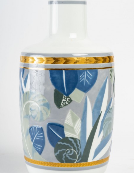 1441-Sèvres porcelain vase, art deco