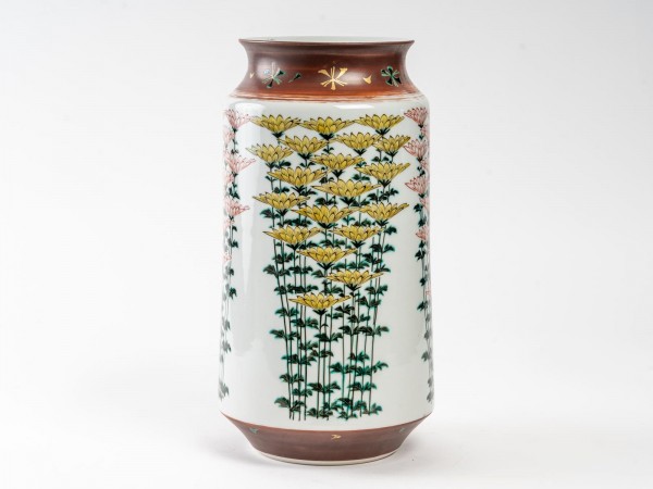 20th century Kutani porcelain vase