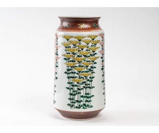 20th century Kutani porcelain vase