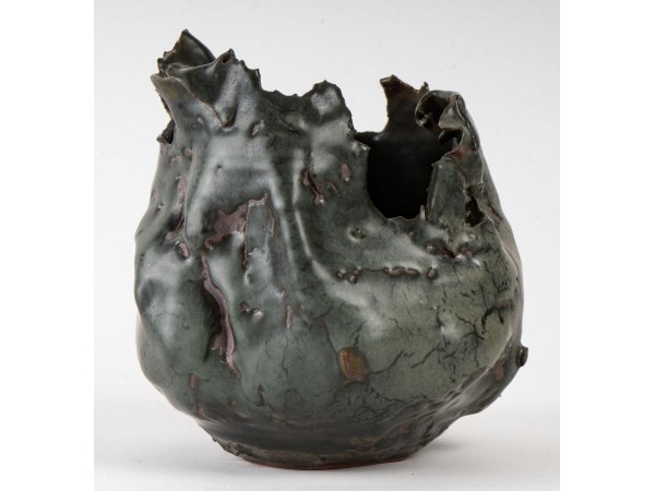 Sandstone bowl by Marc-Uzan