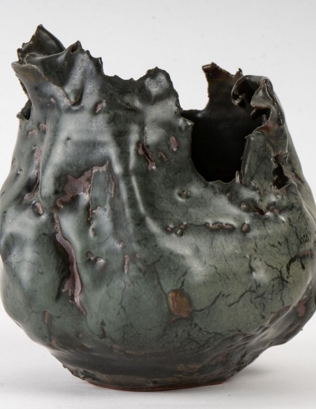 1565-Sandstone bowl by Marc-Uzan