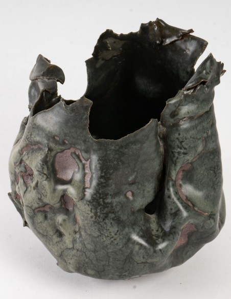 1567-Sandstone bowl by Marc-Uzan
