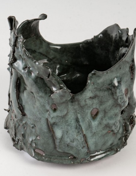 1573-Sandstone bowl by Marc Uzan.