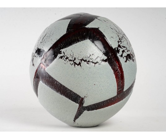 Stoneware sphere by Marc Uzan