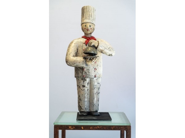 Sculpture raku par CLEM - le cuisinier