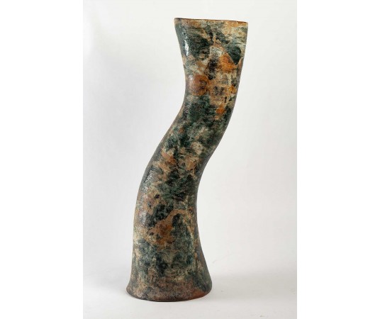 Large curved vase by Annie...