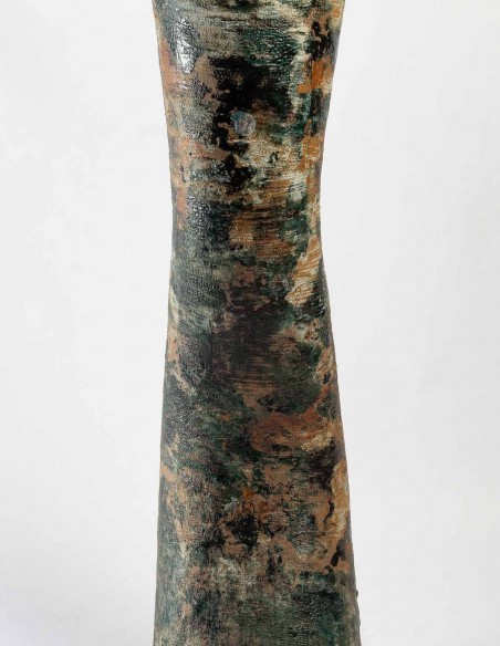1760-Grand vase courbé par Annie Fourmanoir