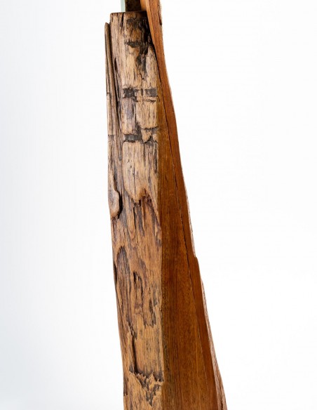 1901-Totem en grés et bois par Salvatore Parisi - exposition en cours