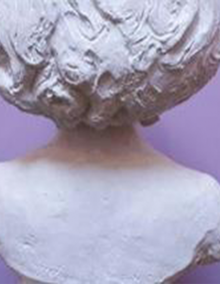 2026-Sculpture de buste d'enfant en plâtre Art Déco par Paul Landowski