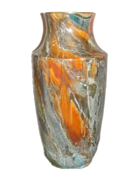 2038-Vase en porcelaine de Limoges du 20ème siècle