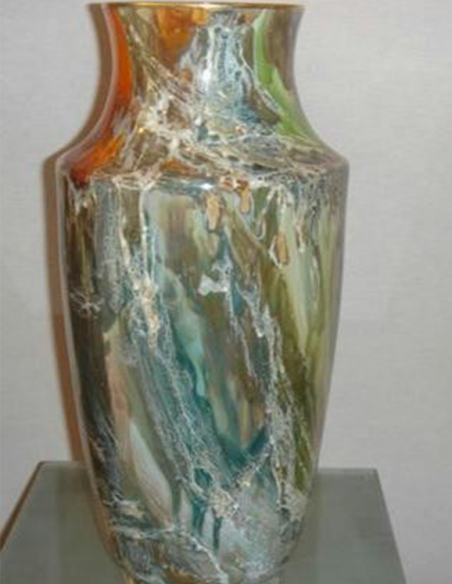 2039-Vase en porcelaine de Limoges du 20ème siècle