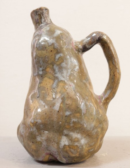 204-coloquinte ceramic pitcher by Eugène Lion
