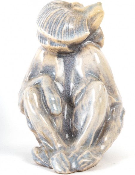 2089-Baboon by Georges Lucien Guyot (1885-1973) and Manufacture de Sèvres