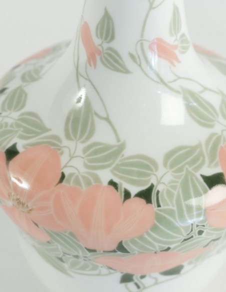 209-Art Nouveau Col Cigogne vase in Sèvres porcelain