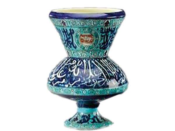 19th century mosque lamp by Théodore Deck