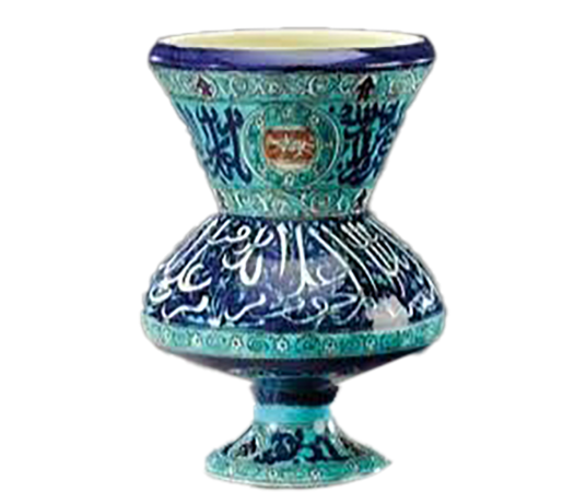 Lampe de mosquée du 19ème Siècle par Théodore Deck