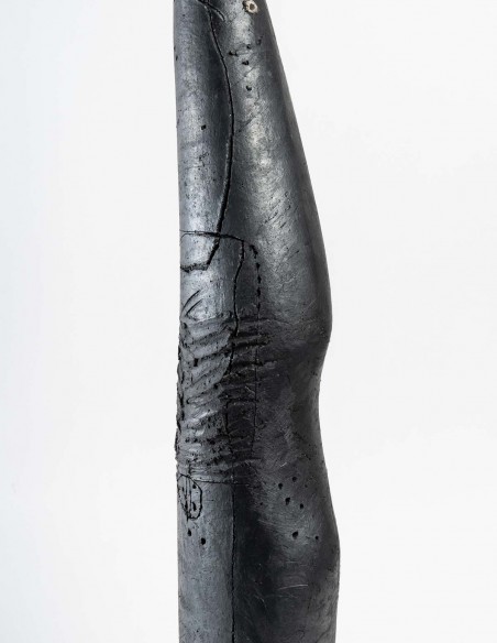 2139-Sculpture céramique "Cylindre personnage " par Daphné Corregan - céramique contemporaine
