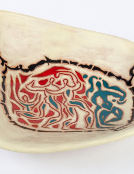 214-Large ceramic bowl by Jean Lurçat