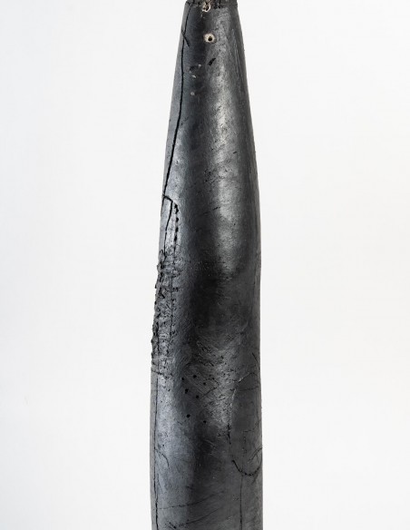 2141-Sculpture céramique "Cylindre personnage " par Daphné Corregan - céramique contemporaine