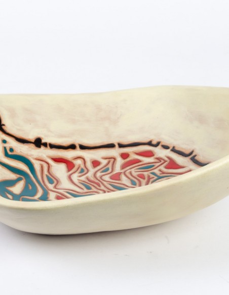 217-Large ceramic bowl by Jean Lurçat