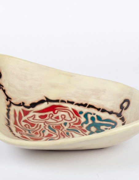 219-Large ceramic bowl by Jean Lurçat