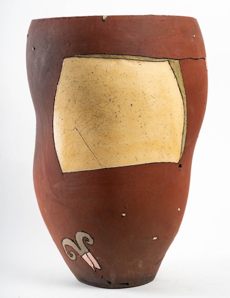 2194-Sculpture céramique " creuset  " par Daphné Corregan - céramique contemporaine