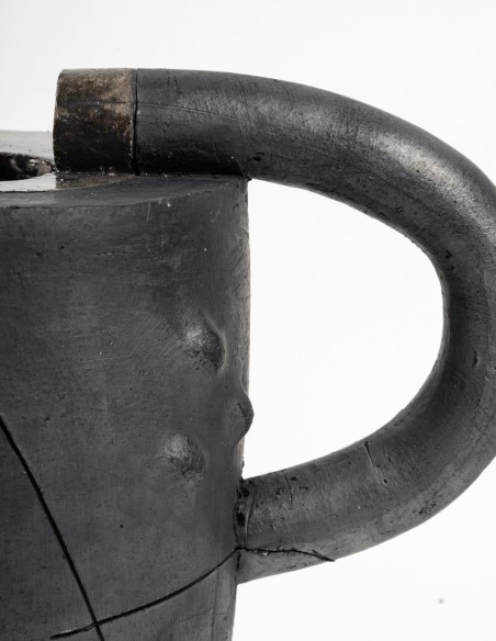 2213-Ceramic sculpture "revolving pitcher" by Daphné Corregan - current exhibition