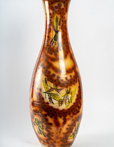 2288-Exceptional Accolay factory vase