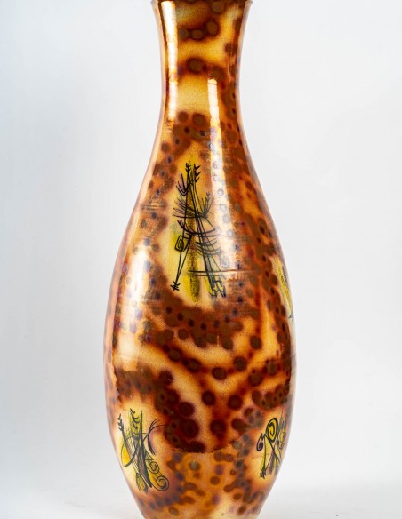 2291-Exceptional Accolay factory vase