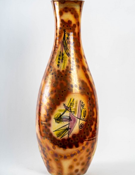 2294-Exceptional Accolay factory vase