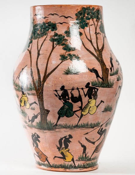 2297-Grand vase par Albert Massamba