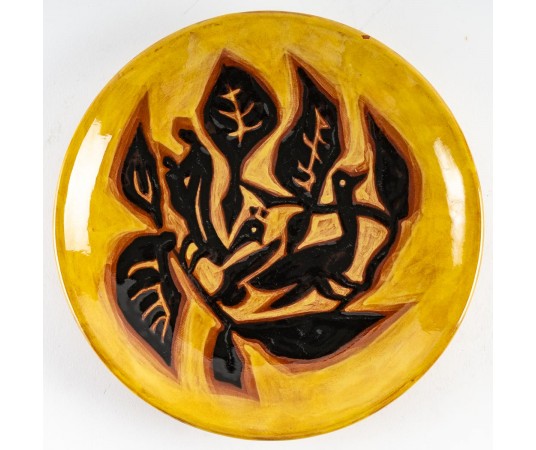 Jean Lurçat : Yellow glazed...