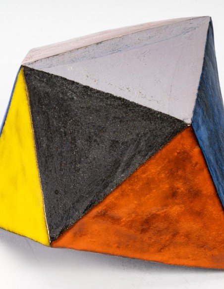 2420-Brisant en faïence multicolore par Danielle Lescot - céramique contemporaine
