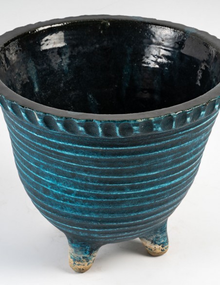 2431-Cache pot en céramique d'Accolay