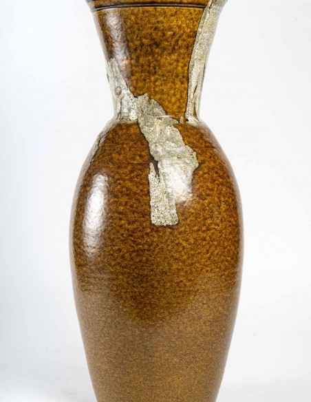 2442-Grand vase en céramique d'Accolay