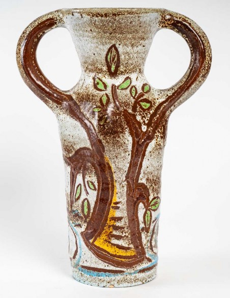 2446-Vase en céramique d'Accolay