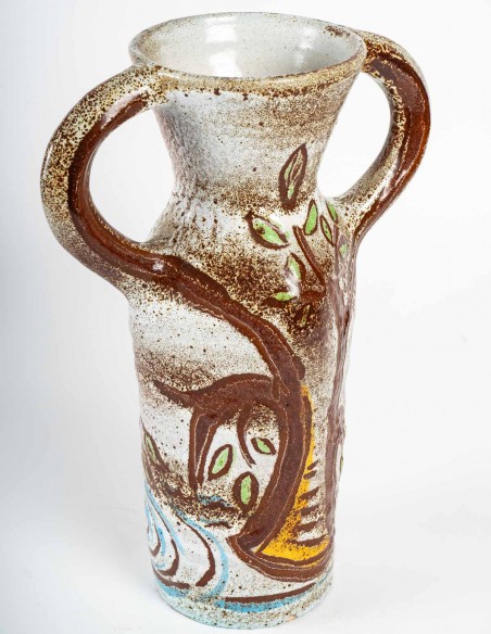 2449-Vase en céramique d'Accolay
