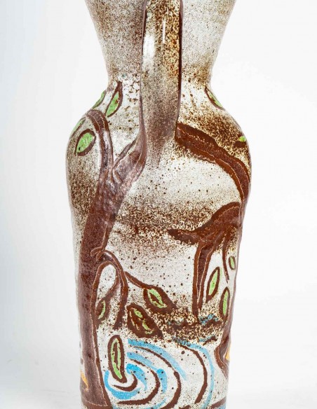 2453-Vase en céramique d'Accolay