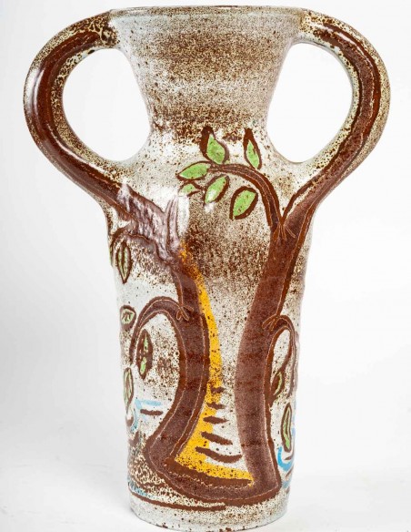 2454-Vase en céramique d'Accolay