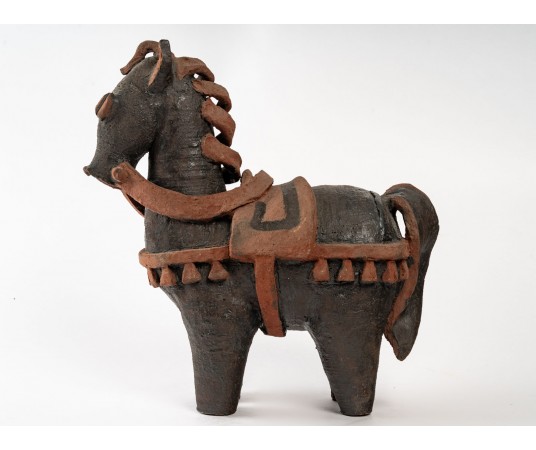 Petit cheval en céramique...