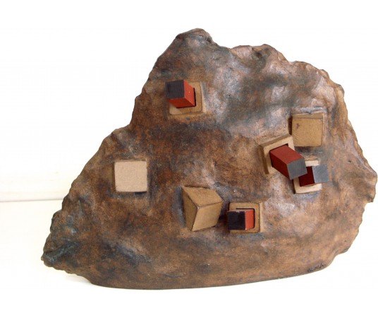 Sculpture en céramique et...