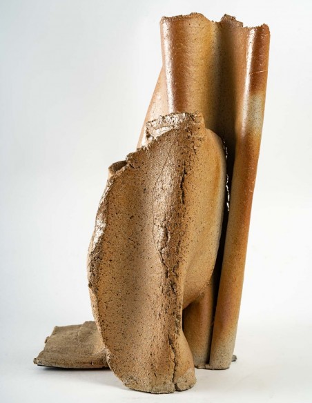 2522-sculpture en céramique par Nicole Giroud