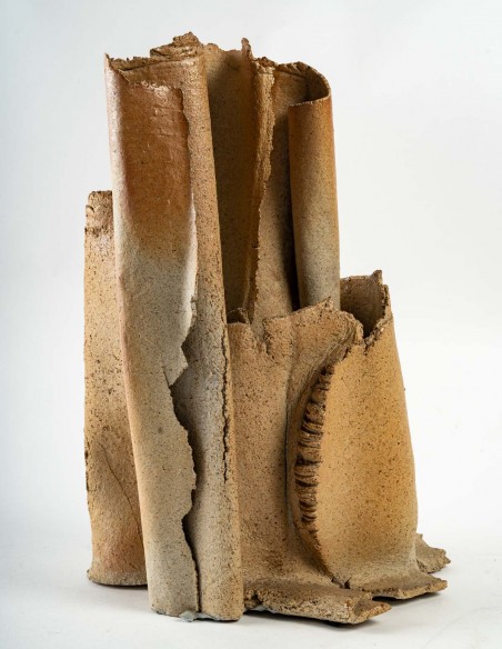 2523-sculpture en céramique par Nicole Giroud