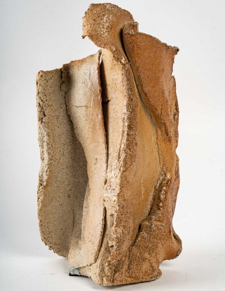 2531-sculpture en céramique par Nicole Giroud