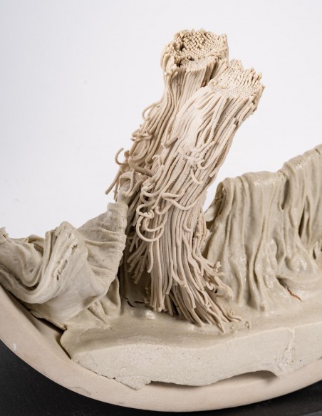 2538-Sculpture en céramique par Nicole Giroud - exposition en cours