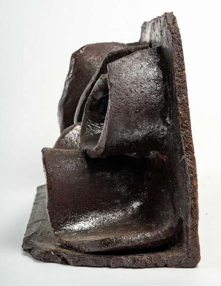 2604-Sculpture en céramique par Pierre Tual